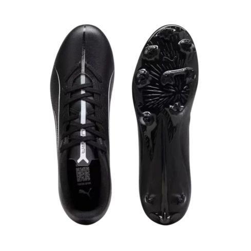 Scarpe da Rugby Ultra 5 Play FG/AG Tacchetti Mobili Terreno Secco Nero - Puma