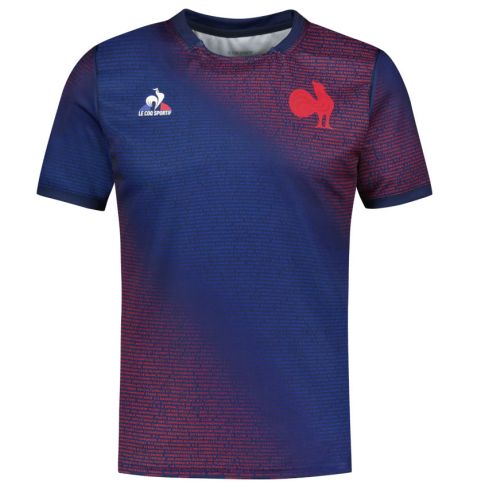 Nouveau Maillot Rugby Pré-Match France Coupe Du Monde Rugby 2023 - Le Coq Sportif