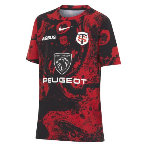 Maglia da Rugby Bambino Pre Partita Stade Toulousain 2024/2025 - Nike
