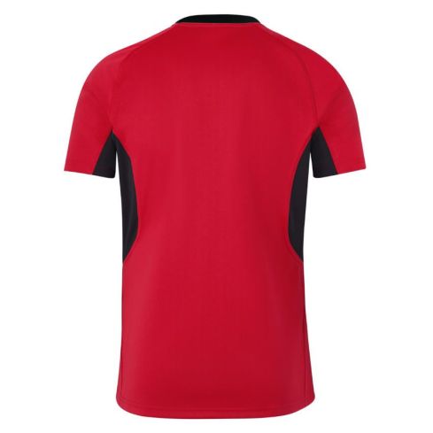 BADGE Maglia Rugby Allenamento Crew Razor Chilly-Mazarin Rossa e Nera - Nike