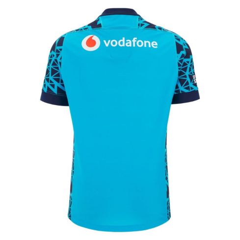 Maglia Rugby Allenamento Scozia Azzurro Neon 2025/26 - Macron