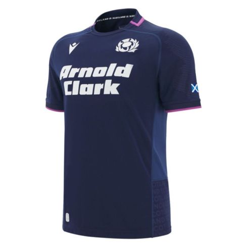 Maglia da Rugby Uomo Scozia Casa 2025/2026 Blu - Macron