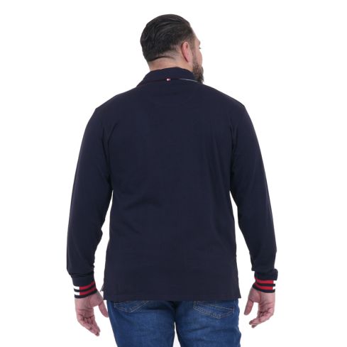 Polo Manica Lunga French Rugby Club Blu Navy + 1 T-Shirt in Omaggio - Ruckfield