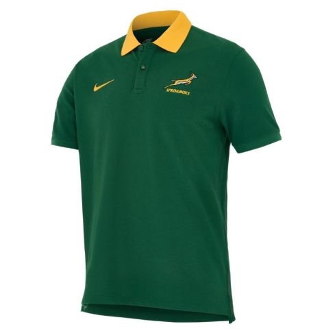 Polo Rugby Springboks Sudafrica Piqué Verde - Nike