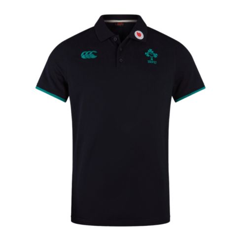 Polo Rugby Irlanda Nero/Verde 24/25 - Canterbury