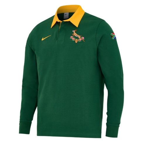 Polo Rugby Manica Lunga Springboks Sudafrica - Nike