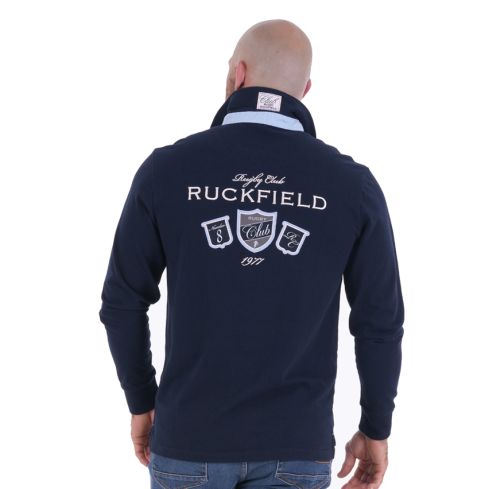Polo Rugby manica lunga blu navy Club Ruckfield - Ruckfield