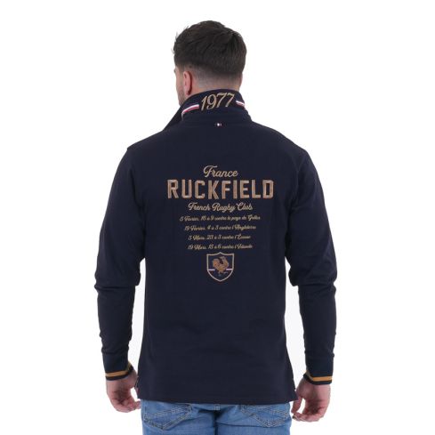 Polo a Maniche Lunghe French Rugby Club Blu Marino - Ruckfield