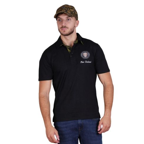 Polo Rugby New Zealand Army Nero Bio - Ruckfield
