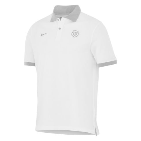 Polo da Rugby PREMIUM PiquƩ Stade Toulousain 2025/2026 Bianco - Nike