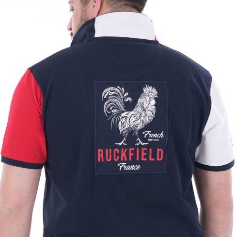 Polo French Rugby Club a maniche corte Blu Navy - Ruckfield