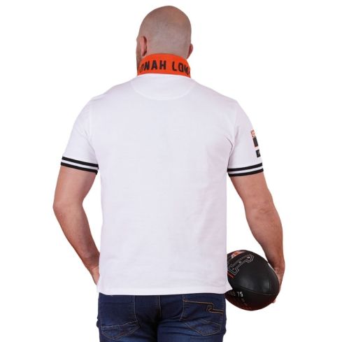 Polo Rugby Manica Corta Bianco Jonah Lomu - Ruckfield