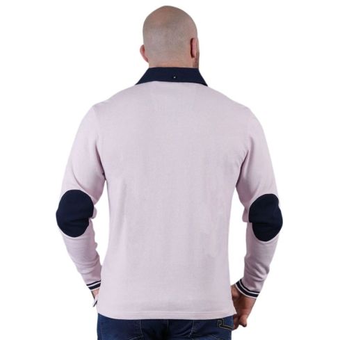 Polo Rugby manica lunga Rosa Le Club - Ruckfield