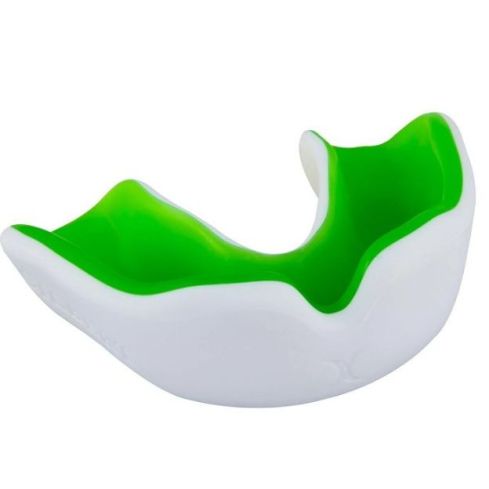 Protège-dents Rugby X Gel Plus Blanc Vert de 12 ans à adulte - Gilbert