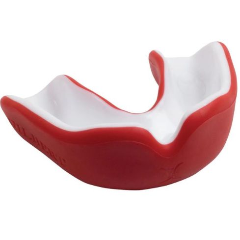 Protège Dents Rugby Virtuo Blanc / Rouge de 10 ans à adulte - Gilbert