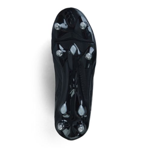 Scarpe da Rugby Phoenix Genesis Team SG con Tacchetti Ibridi Nere - Canterbury