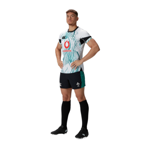 Short Rugby Match Alternativo Irlanda Nero/Verde 2024/2025 - Canterbury