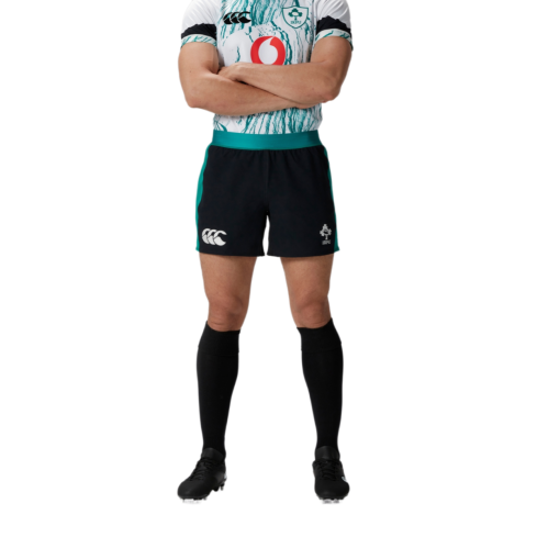 Short Rugby Match Alternativo Irlanda Nero/Verde 2024/2025 - Canterbury