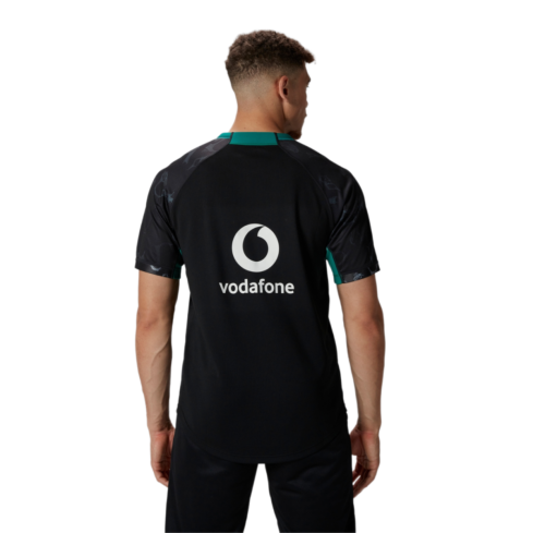 Maillot Rugby Pro Pre-Match Irlanda Nero/Verde - Canterbury