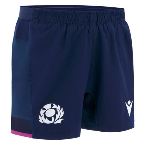 Pantaloncini da Rugby Scozia Casa Blu Marino 2025/2026 - Macron