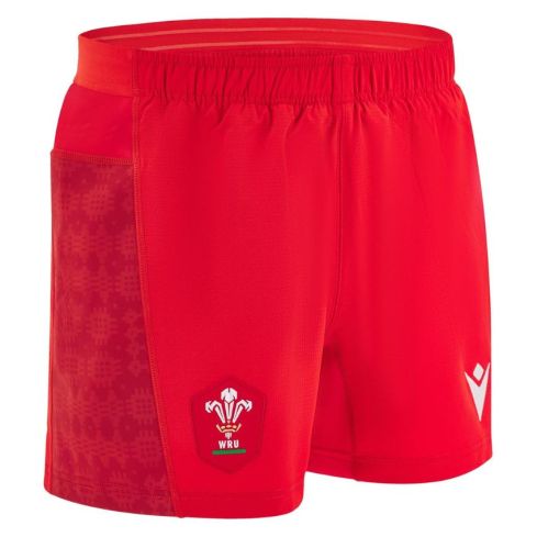 Pantaloncini da Rugby Galles Rossi 2025/2026 - Macron