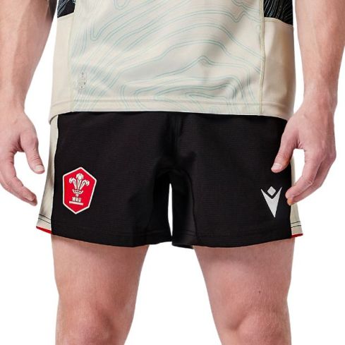 Pantaloncini da Rugby Replica Galles Trasferta 2025/2026 - Macron