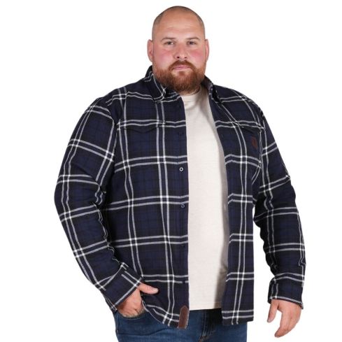 Overshirt Rugby a Quadri Selected Blu Navy - Ruckfield
