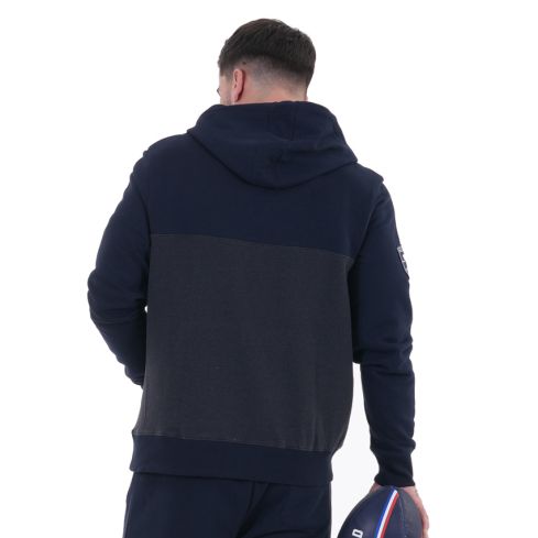 Felpa Con Cappuccio French Rugby Club Blu Navy - Ruckfield