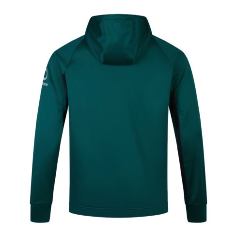 Felpa Con Cappuccio Rugby Allenamento Zip Irlanda Verde/Nero - Canterbury