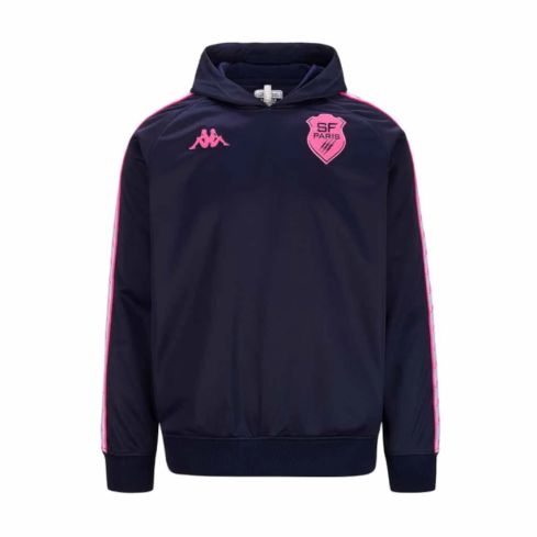 Felpa Rugby 222 Banda Zeustivy Stade Francais Paris 2024/2025 Blu - Kappa
