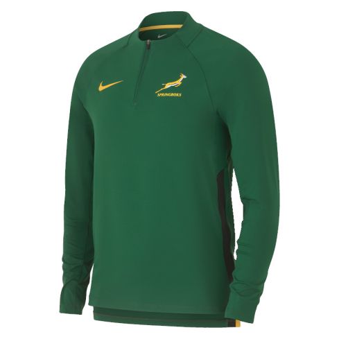 Felpa Rugby ¼ Zip Allenamento Sudafrica 2024/2025 Verde - Nike