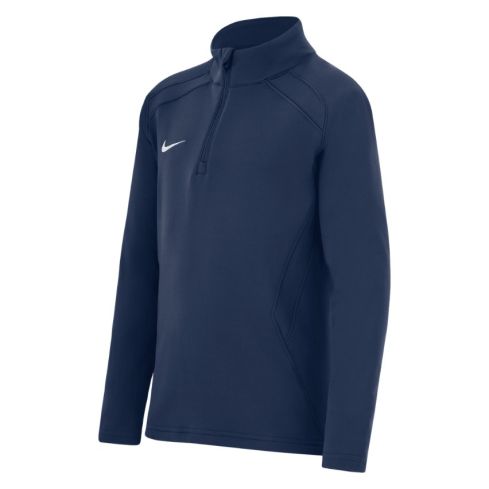 Felpa da rugby bambino 1/4 zip allenamento blu navy – Nike