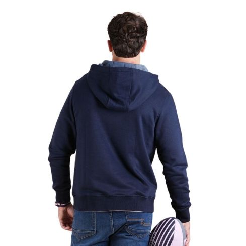 Felpa con Cappuccio Rugby Le Club Blu Navy - Ruckfield