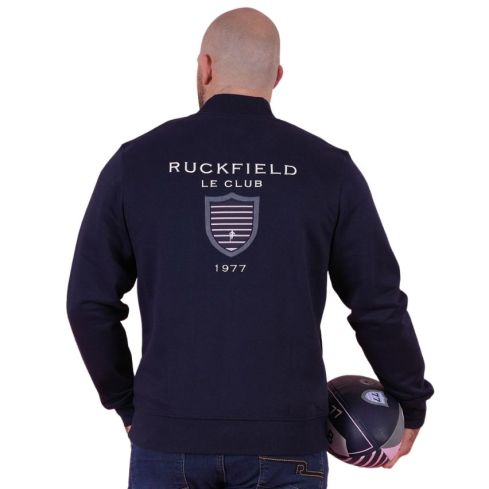 Felpa Zippé Rugby Le Club Blu Navy - Ruckfield