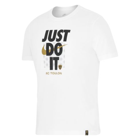 T-shirt da Rugby Grafico RC Tolone Bianco Coppa d'Europa 2024/2025 - Nike