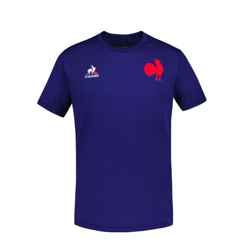 Maglietta da Allenamento Rugby Francia Bambino Blu - Le Coq Sportif