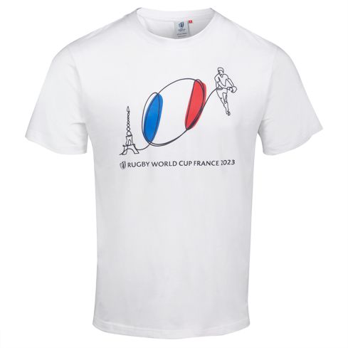 Abbigliamento Sportivo Rugby Francia T-shirt Coppa Del Mondo Di - Foto 7