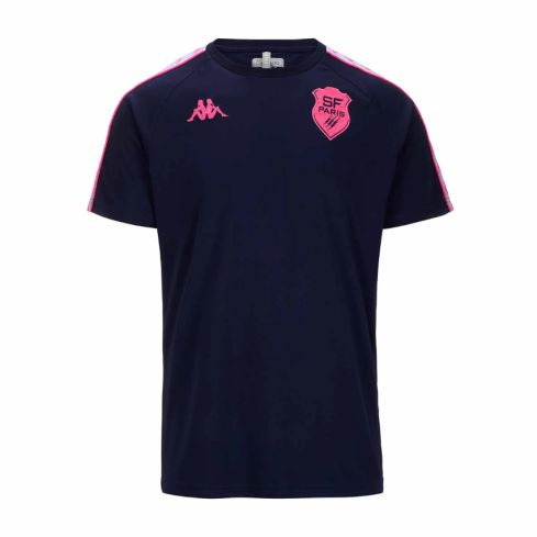 T-shirt Rugby 222 Banda Coeny Stade Français Paris Blu 2024/2025 - Kappa