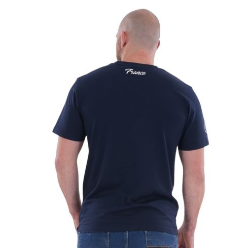 T-shirt a maniche corte French Rugby Club Blu Navy - Ruckfield