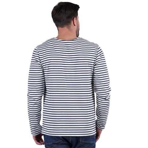 Maglietta a Righe Manica Lunga French Rugby Club Blu Navy - Ruckfield
