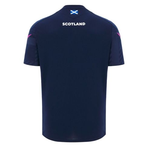 Maglietta Rugby Bambino Allenamento Blu Navy 2025/2026 - Macron