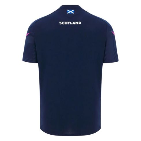Maglia Rugby Allenamento Scozia 2025/2026 Blu Navy - Macron