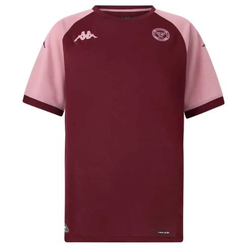 Maglietta da Allenamento Rugby Bambino Mokiba Bordeaux/Rosa - Kappa