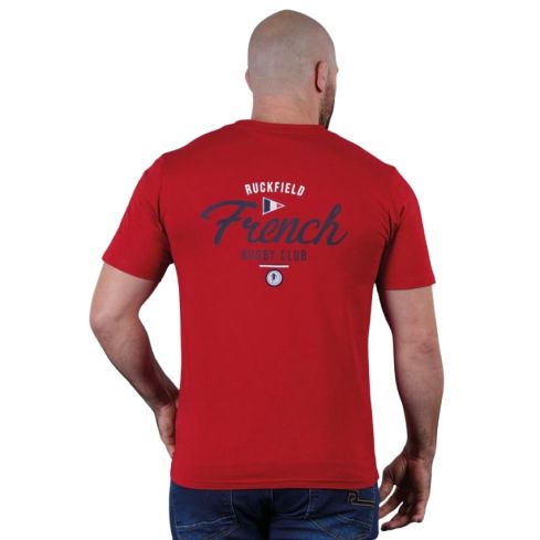 T-shirt Rugby French Club Rosso 2025/2026 - Ruckfield