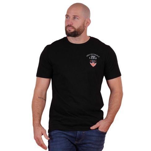 T-shirt da Rugby Jonah Lomu Ruckfield Nera