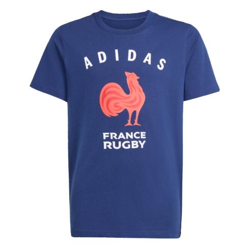 Maglietta Rugby Grafica Bambino Francia 2025/2026 - Adidas