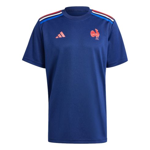T-Shirt Rugby Tifoso Francia 2024/2025 - Adidas