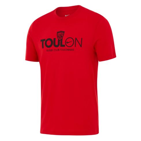 T-shirt da rugby grafico RC Toulon Rosso 2025/2026 – Nike