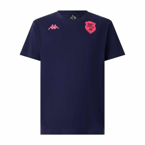 T-shirt Rugby LA84 Banda Stade Français Blu 2025/2026 - Kappa