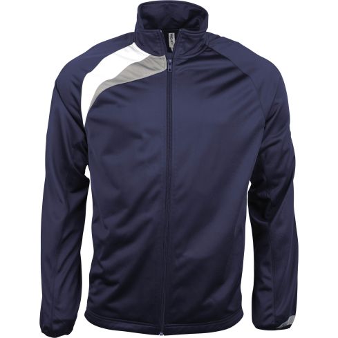 Veste zippée rugby navy - proact - brodée